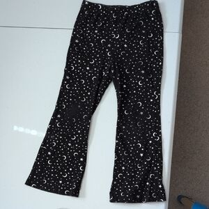 jumping beans Black Leggings with White Moon & Star Print